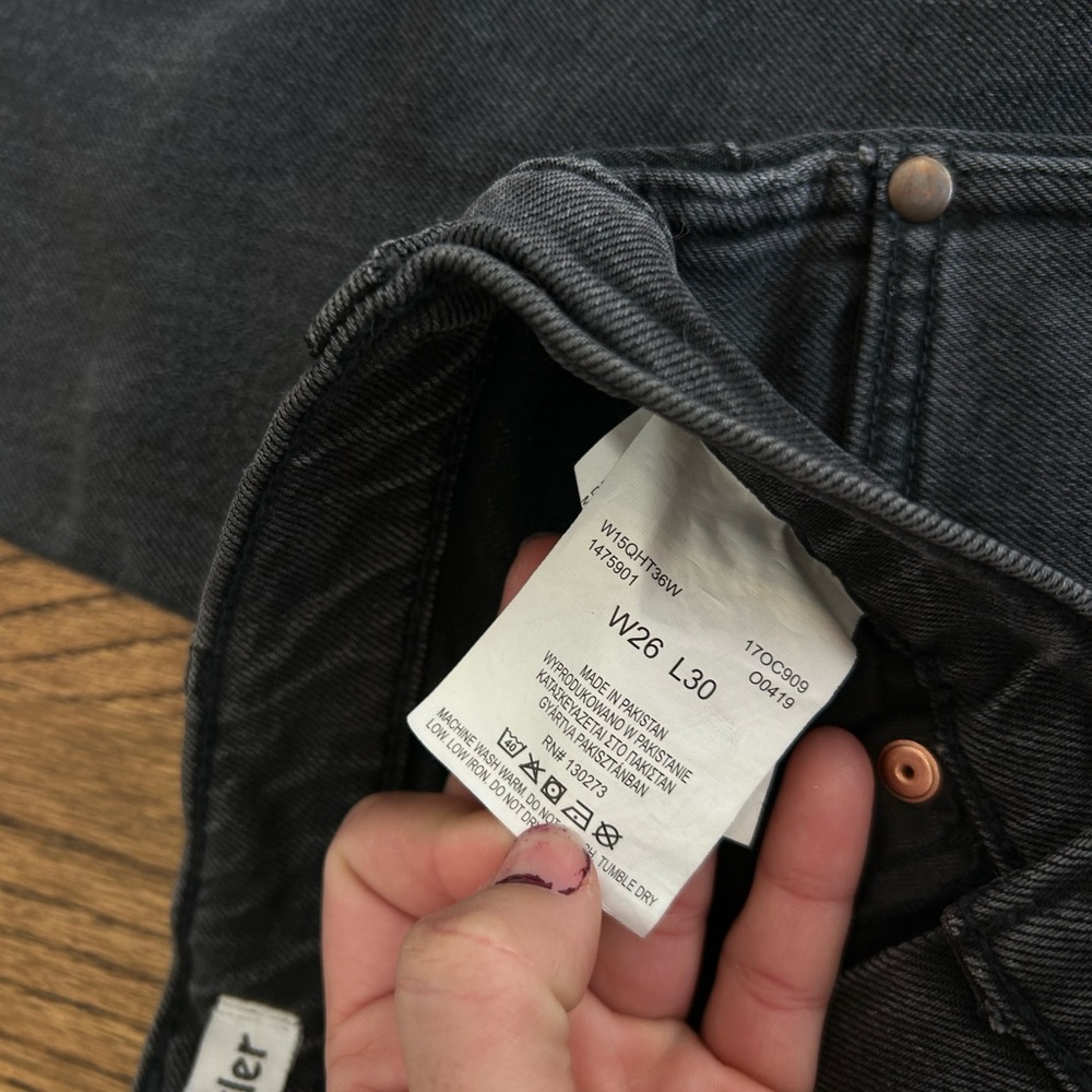 Wrangler Charcoal Denim Pants - Picture 5 of 7
